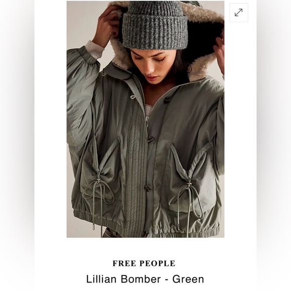 Free People Lillian Bomber Jacket Size Small NWT - Picture 2 of 16